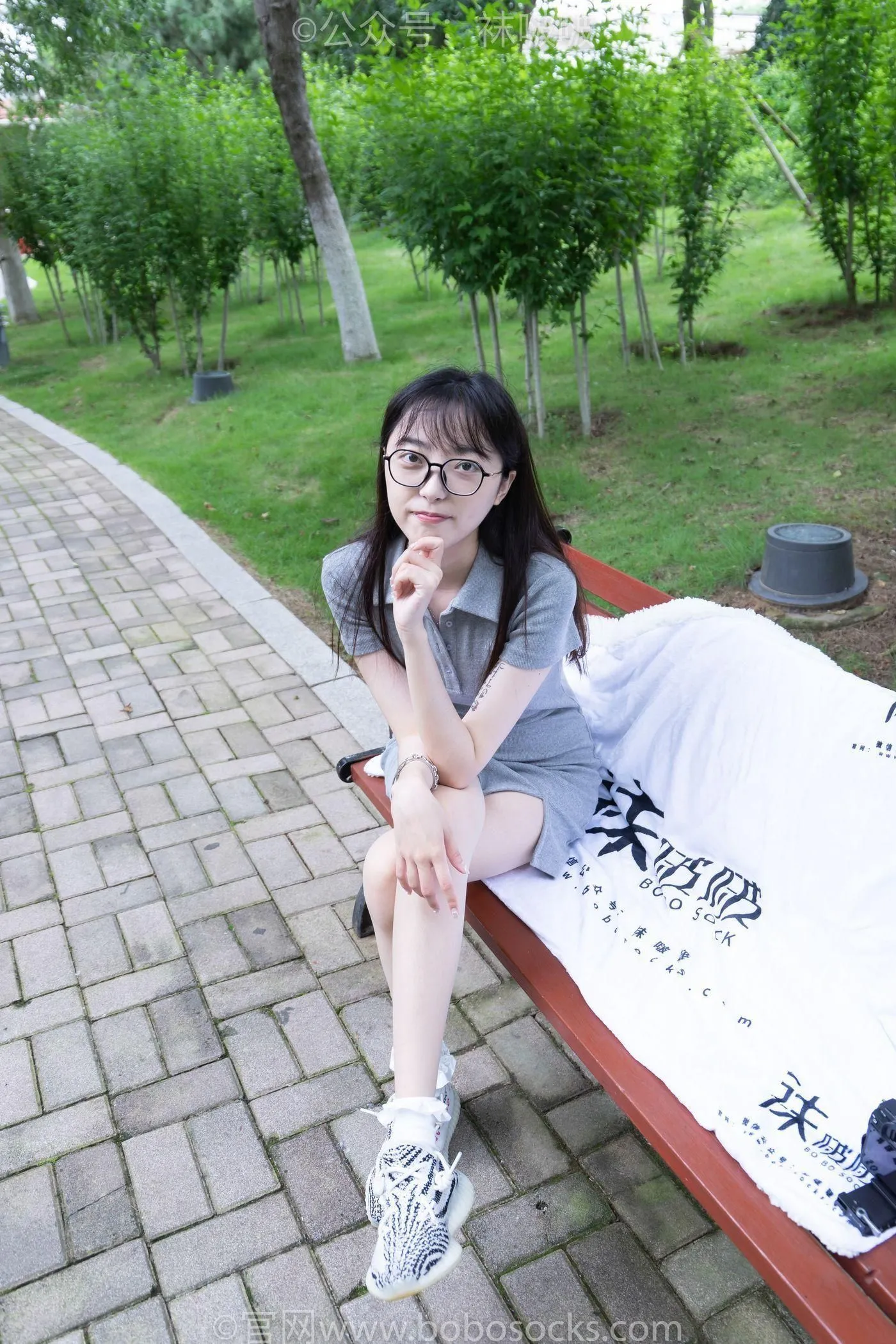 [BoBoSocks袜啵啵]NO.019 稚予-椰子、白棉袜、肉丝 [147P]插图5